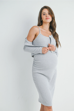 Load image into Gallery viewer, Maci Crop Cardigan &amp; Dress
