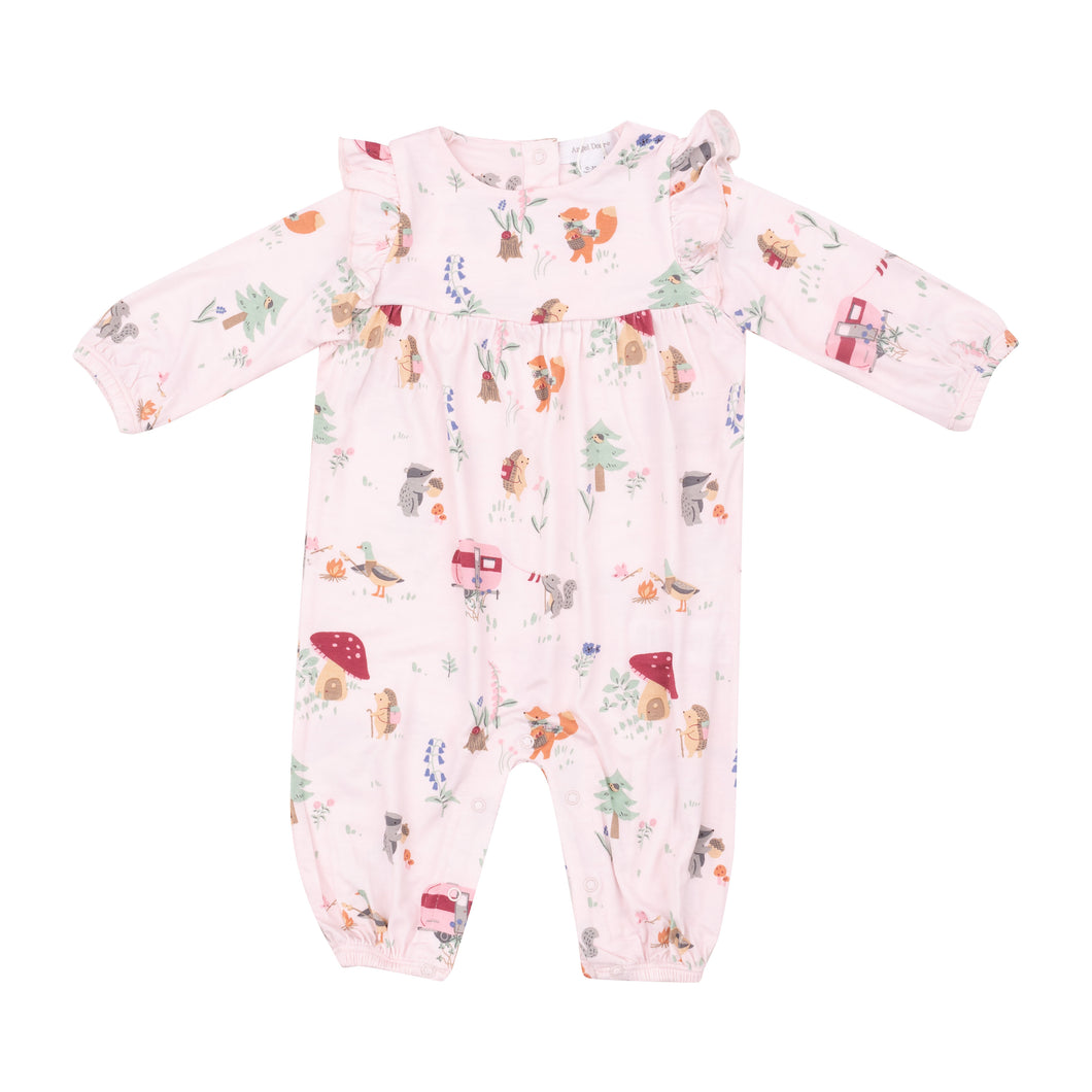 Cute Animal Campers Romper