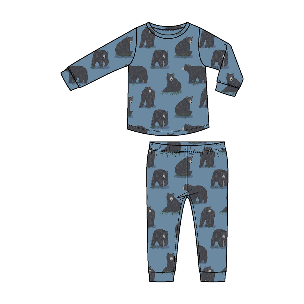 Black Bears Loungewear Set