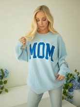 Load image into Gallery viewer, Blue Mom Cord Sweatshirt
