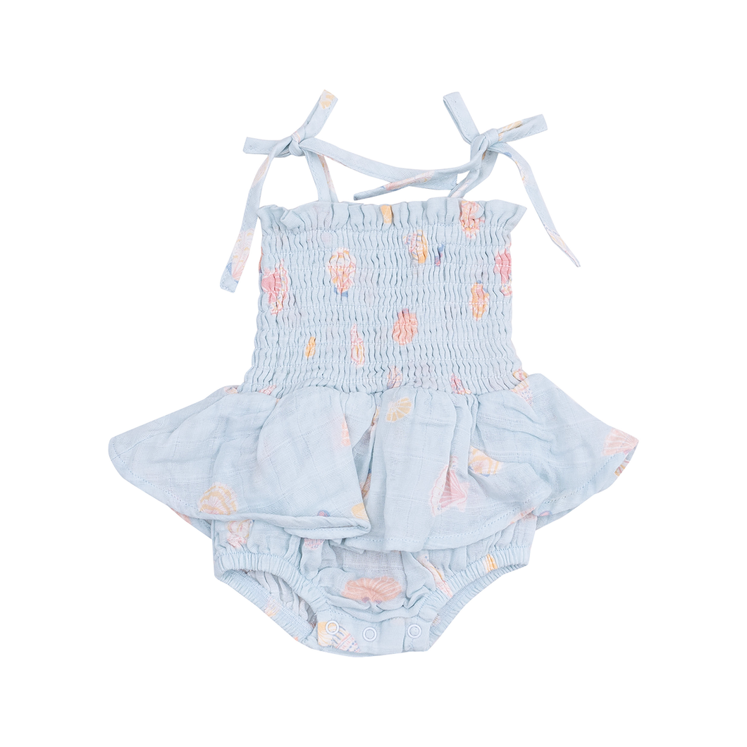 Pretty Seashells Smocked Bubble