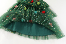 Load image into Gallery viewer, Christmas Stars Layered Tutu Dress
