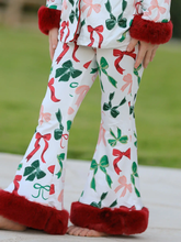 Load image into Gallery viewer, Holiday Bow PJ Set

