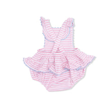 Load image into Gallery viewer, Cherry Stripe Romper
