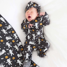 Load image into Gallery viewer, Midnight Mummies Bow
