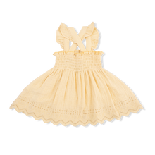 Load image into Gallery viewer, Italian Straw Smocked Top &amp; Bloomer
