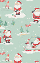 Load image into Gallery viewer, Golfing Santa &amp; Elves PJ Set
