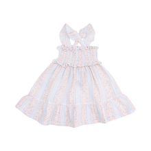 Load image into Gallery viewer, Ogee Floral Smocked Ruffle Sundress
