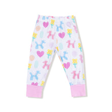 Load image into Gallery viewer, Pink Balloon Animals PJ Set

