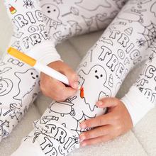 Load image into Gallery viewer, No Tricks All Treats PJ Set

