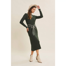 Load image into Gallery viewer, Rue Sweater Dress &amp; Belt
