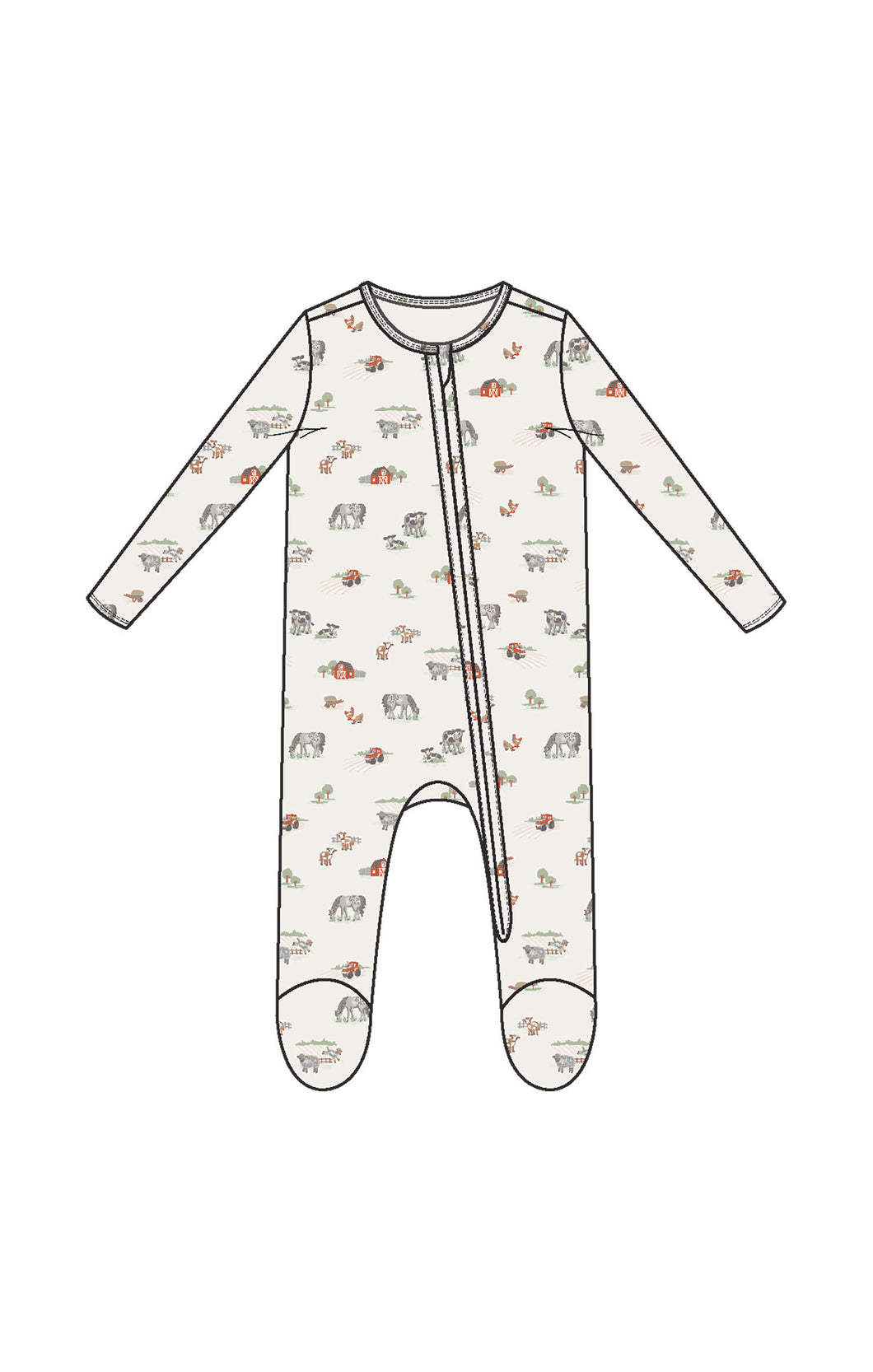 Little Farm Footie Sleeper
