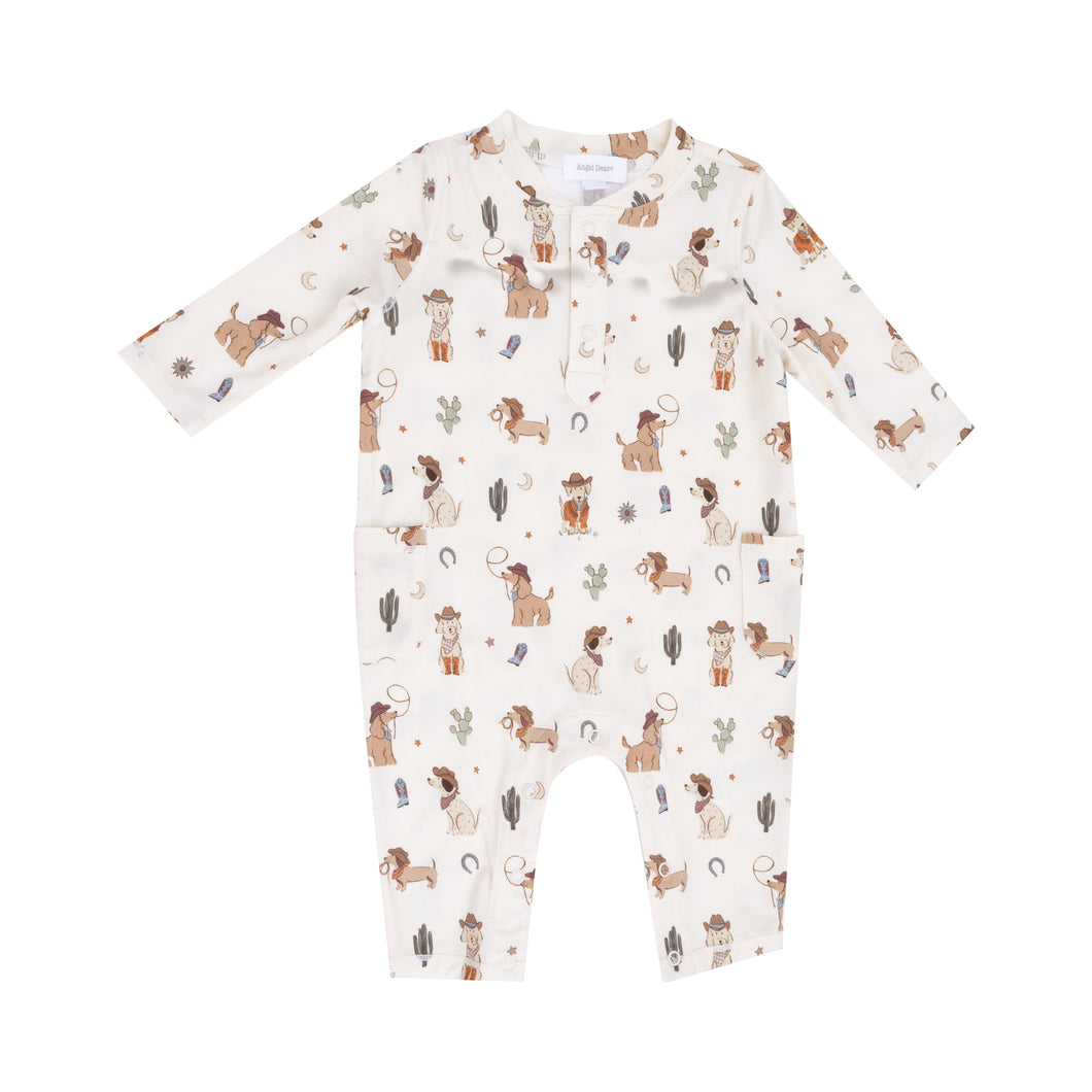 Cowboy Dogs Romper