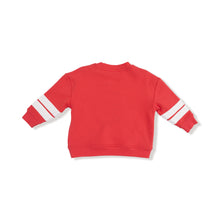 Load image into Gallery viewer, Red Varsity Stripe Sweatshirt
