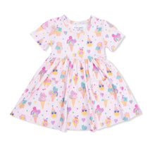 Load image into Gallery viewer, Ice Cream Fun Crew Dress
