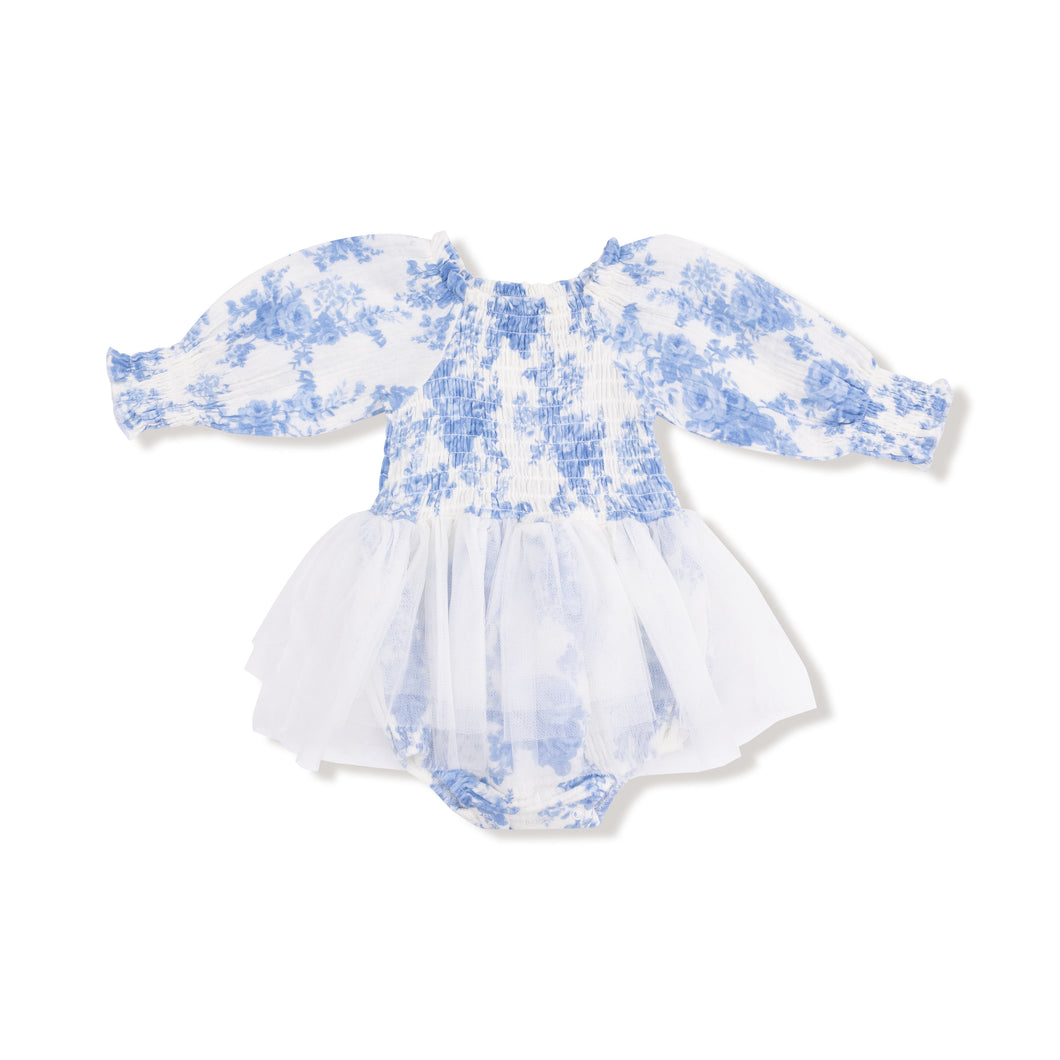 Dream Cottage Floral Blue Bubble