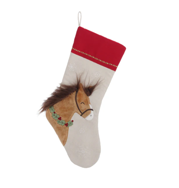 Horse & Holly Stocking