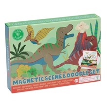 Load image into Gallery viewer, Dino Magnetic Scene &amp; Doodle Set
