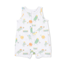 Load image into Gallery viewer, Pickles Playing Pickleball Romper
