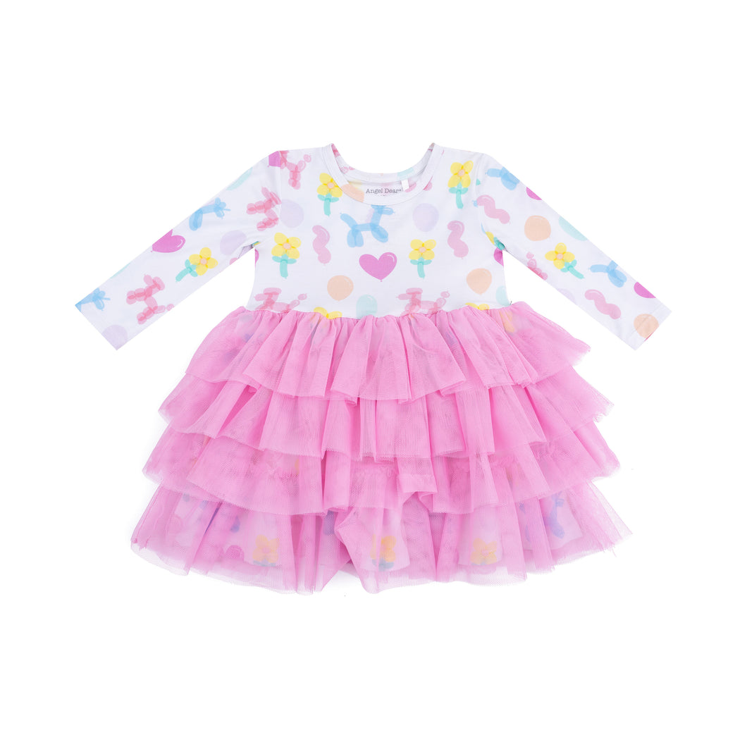 Pink Balloon Animals Twirl Dress
