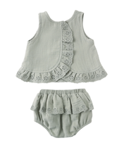 Load image into Gallery viewer, Ruffled Tulip Top &amp; Bloomer
