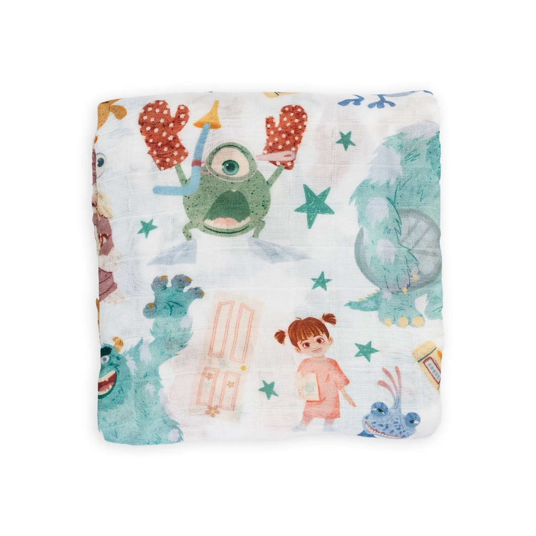 Monsters Muslin Blanket