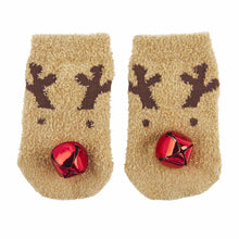 Load image into Gallery viewer, Reindeer Jingle Bell Socks
