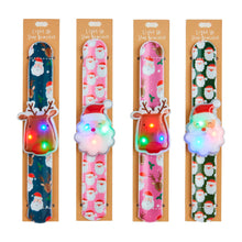 Load image into Gallery viewer, Christmas Light-Up Slap Bracelets
