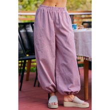 Load image into Gallery viewer, Twill Striped Diagonal Patch Pants
