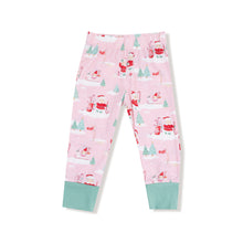 Load image into Gallery viewer, Golfing Mrs. Claus &amp; Elves PJ Set

