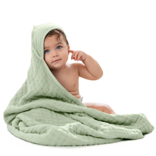 Load image into Gallery viewer, 6 Layer Hooded Baby Towels
