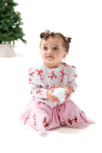 Load image into Gallery viewer, Candy Canes Ruffle Top
