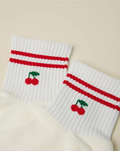 Load image into Gallery viewer, Cherry Non-Slip Crew Socks
