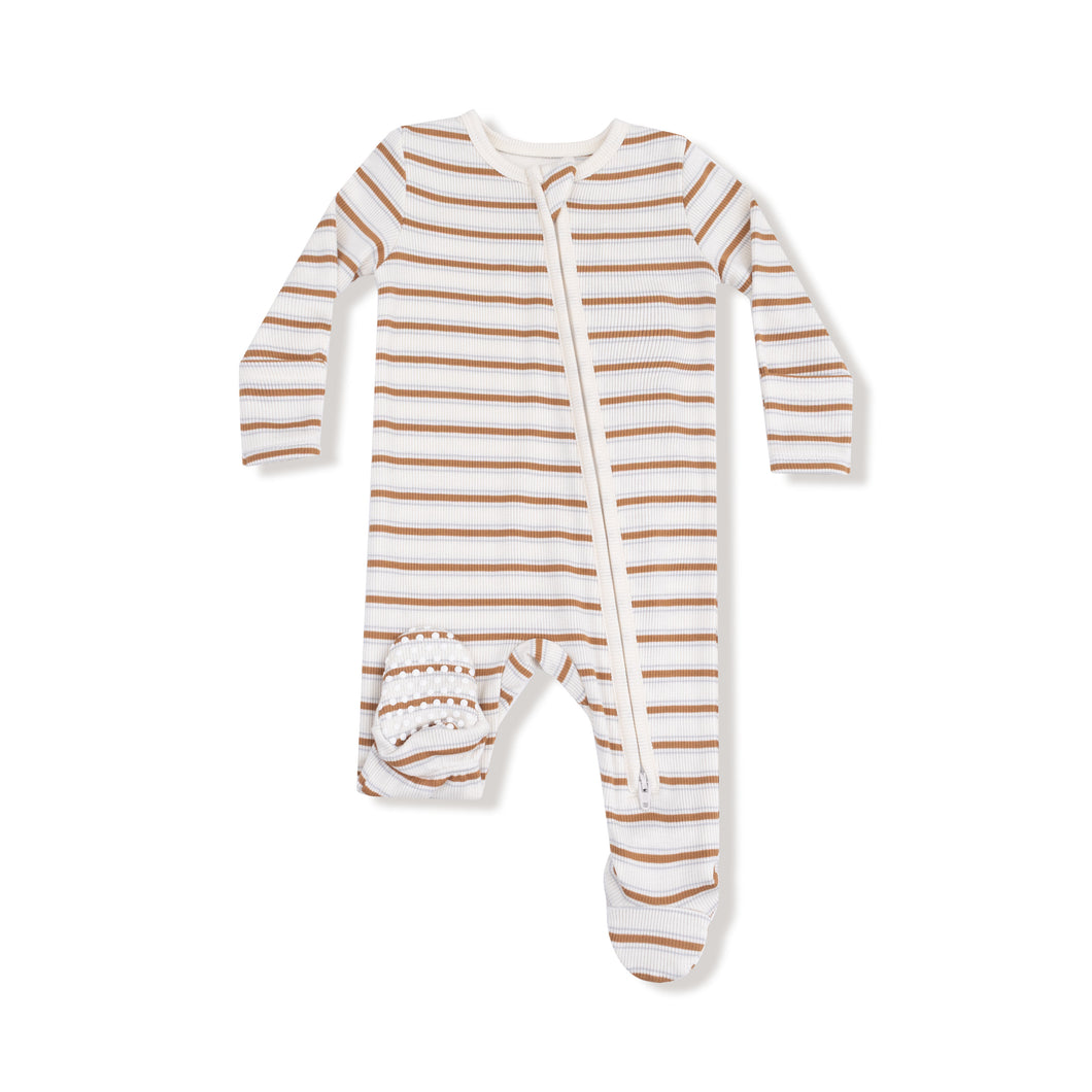 Vintage Stripe Footie Sleeper
