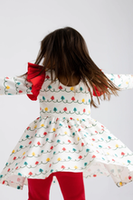 Load image into Gallery viewer, Holiday Tree Lights Dress

