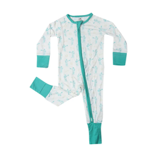 Load image into Gallery viewer, Mint Jockeys &amp; Horseshoes PJ’s

