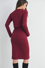 Load image into Gallery viewer, Kay Ribbed Nursing &amp; Maternity Dress
