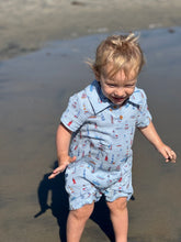 Load image into Gallery viewer, Finley Lighthouses Romper
