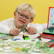 Load image into Gallery viewer, Dino Magnetic Scene &amp; Doodle Set
