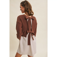 Load image into Gallery viewer, Coffee Date Back Bow Dress
