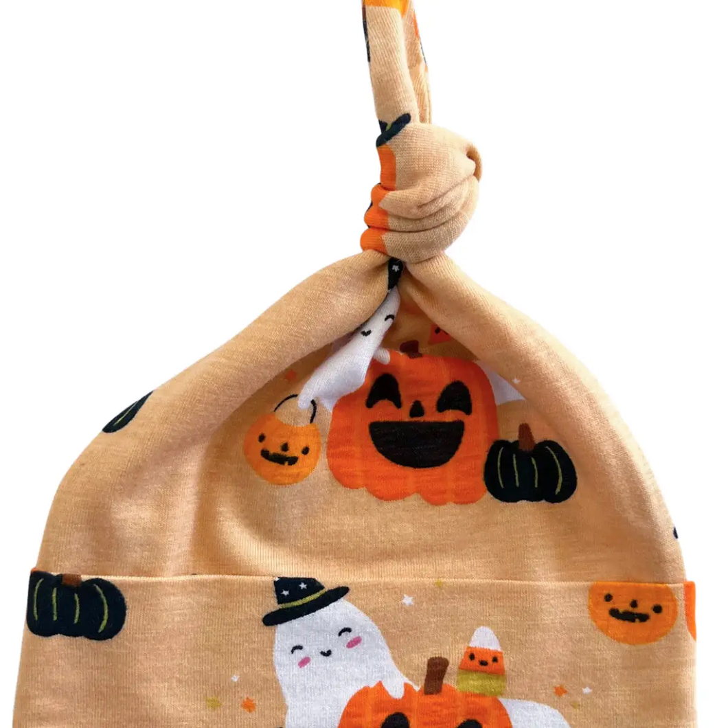 Halloween Knotted Hat