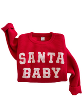 Load image into Gallery viewer, Women’s Santa Baby Knit Sweater
