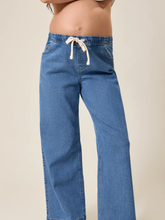 Load image into Gallery viewer, Drawstring Maternity &amp; Postpartum Jean
