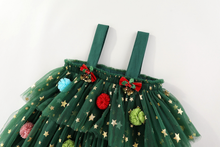 Load image into Gallery viewer, Christmas Stars Layered Tutu Dress
