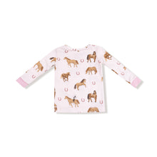 Load image into Gallery viewer, Pink Horses PJ Set
