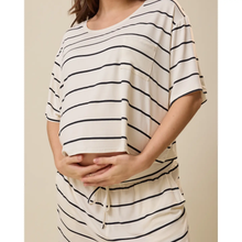 Load image into Gallery viewer, Aria Stripe Cropped Top
