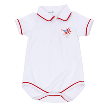 Load image into Gallery viewer, A Sparkly Fourth Polo Bodysuit
