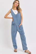 Load image into Gallery viewer, One-And-Done Denim Jumpsuit
