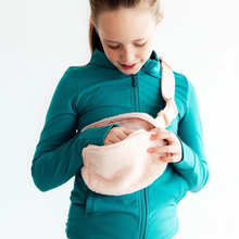 Load image into Gallery viewer, Light Pink Fleece Belt Bag
