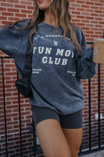 Load image into Gallery viewer, Fun Mom Club Corded Sweatshirt
